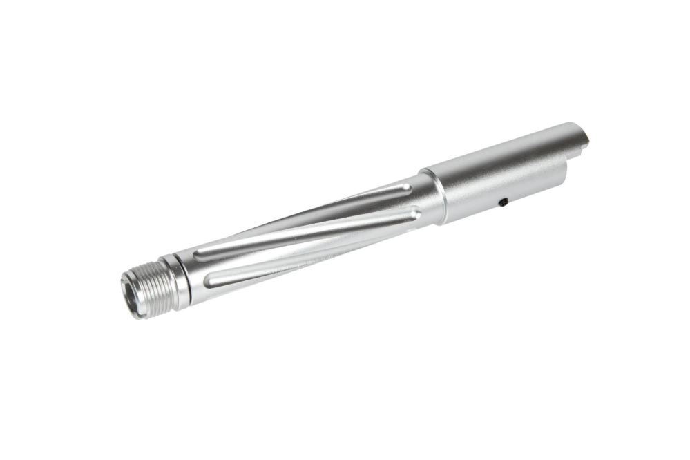M45/CQP 2 Way Fixed"  Carbon8 Non-Recoiling Outer Barrel - Silver"