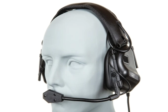 Auriculares tácticos Wosport HD-08 Gen. 5 Negro