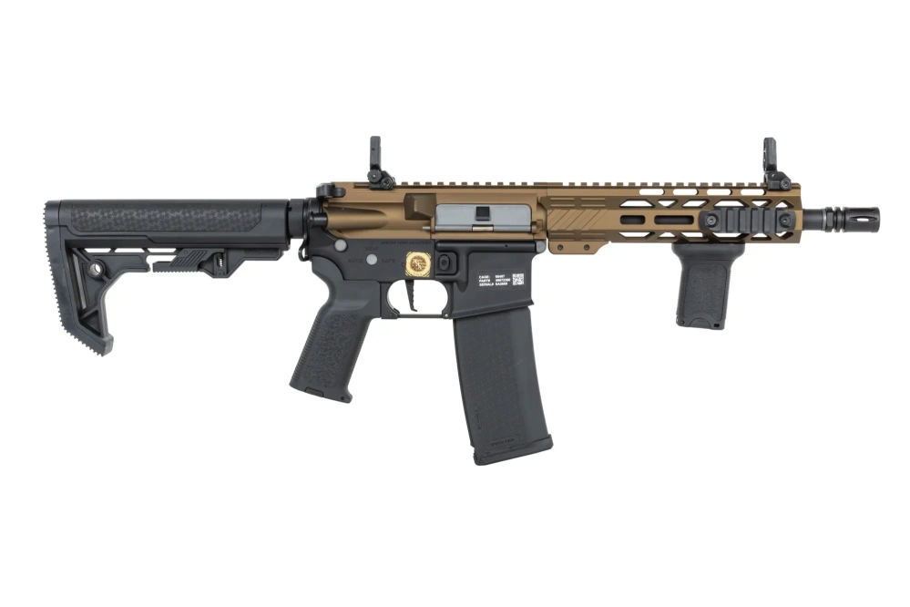 Specna Arms RRA SA-P25 PRIME™ HAL™ ETU Light Ops Stock airsoft Carbine High Torque Half-Tan Version
