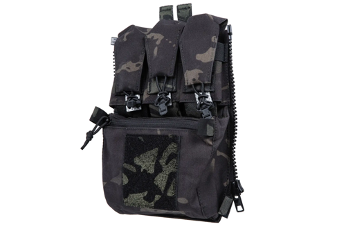 Panneau d'assaut V5 PC avec pochettes de pistolet Wosport MC Black