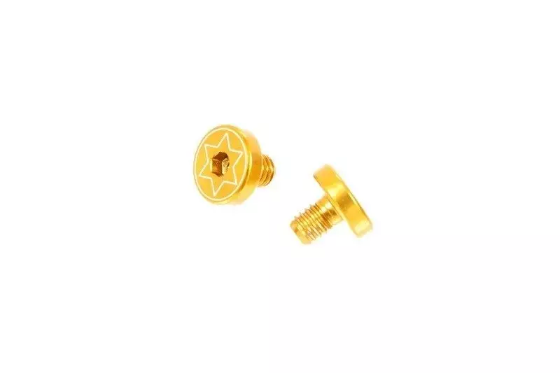 2 pcs grip set for 1911 type replicas - gold