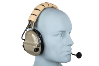 Tac-Sky headset WYS0142A (Silicone earpieces) FDE