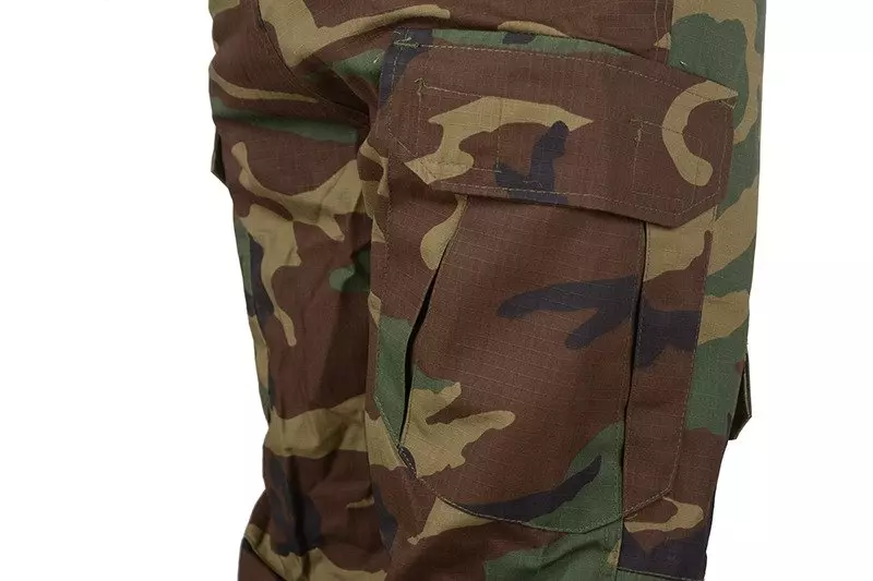 Pantalones Combat Uniforme con rodilleras - bosque