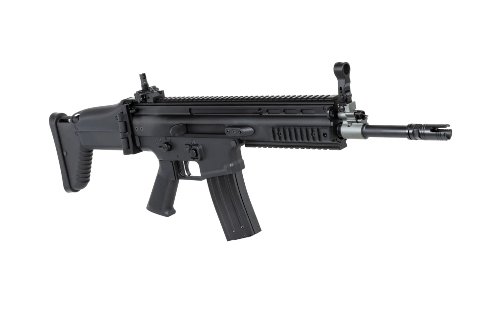 Cybergun x FN HERSTAL SCAR-L airsoft Carabina de asalto con funda de transporte Negro