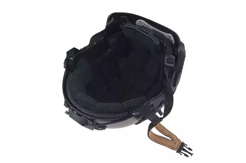 Helma replika Balistická paměťová pěna - černá