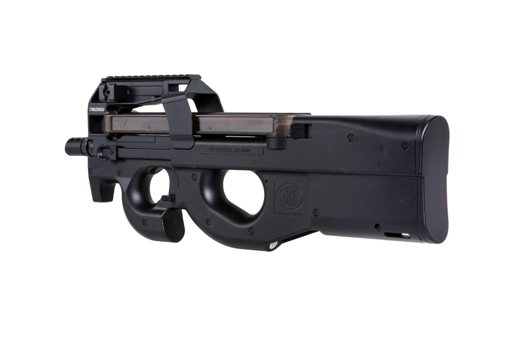 Licensed replica of the Cybergun FN Herstal P90 submachine gun (CM060) - Black