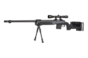 MB4417D Sniper Rifle Replica with Scope and Bipod