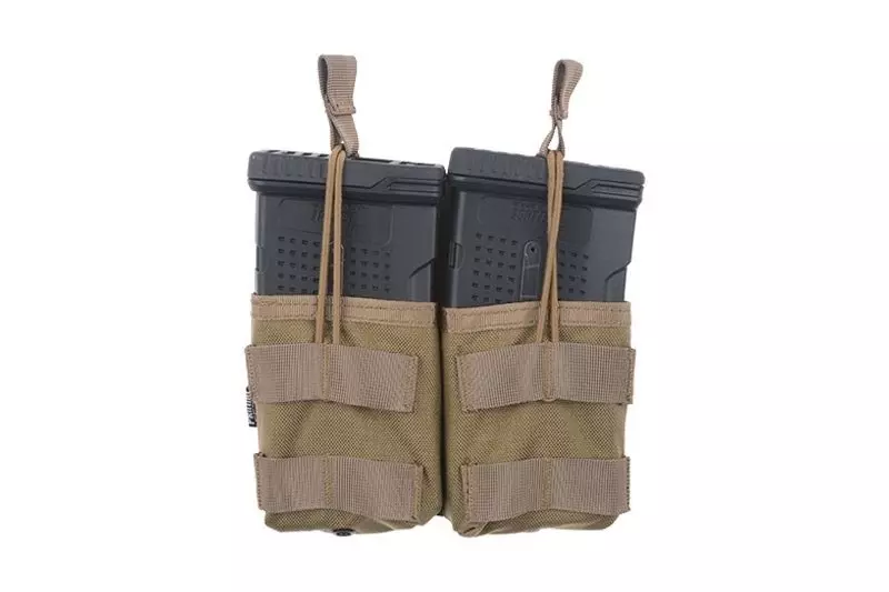Podwójna ładownica open na magazynki 7,62 - tan