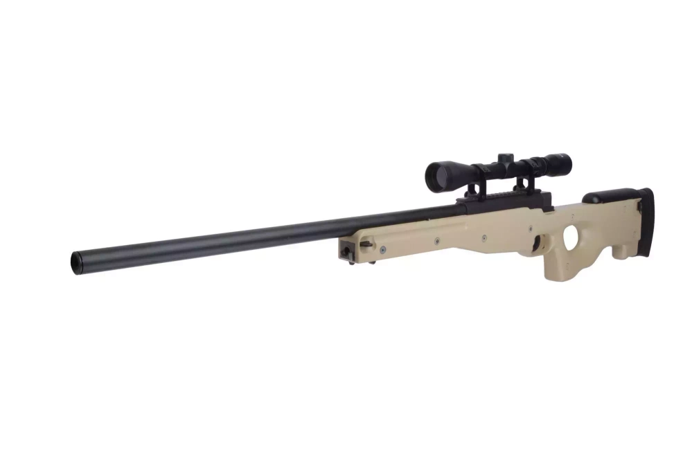 Fusil airsoft fusil de sniper MB01 avec lunette - tan