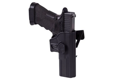 Funda Botón de liberación con monturaem MOLLE para pistolas Glock 17 - negro