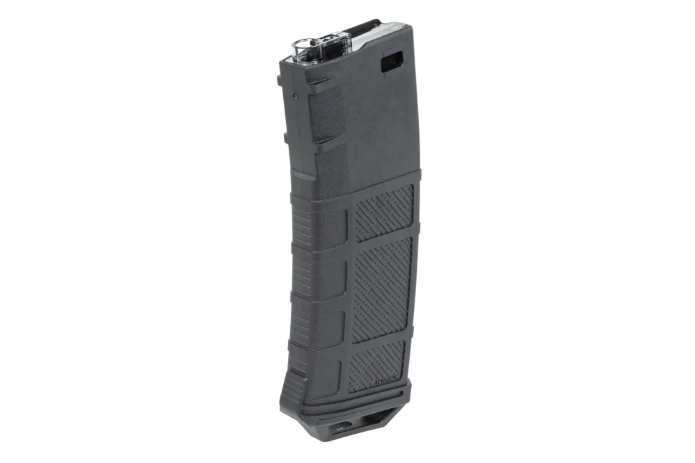 Střední zásobník 250 nábojů AMAROK typ A pro repliky M4/M16 černý