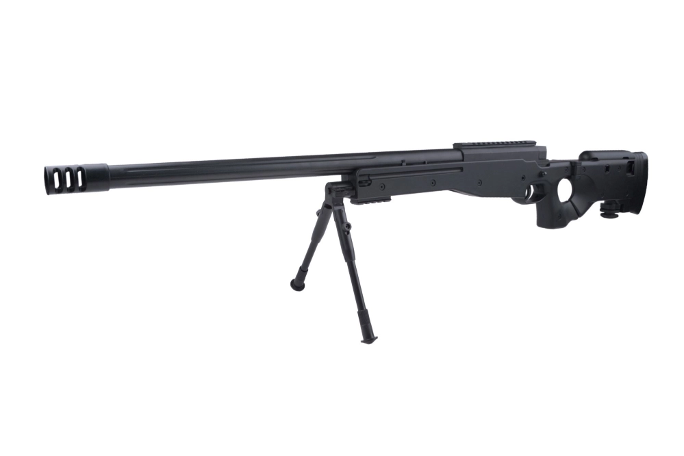 Réplique du fusil de précision P288 avec bipied - noir