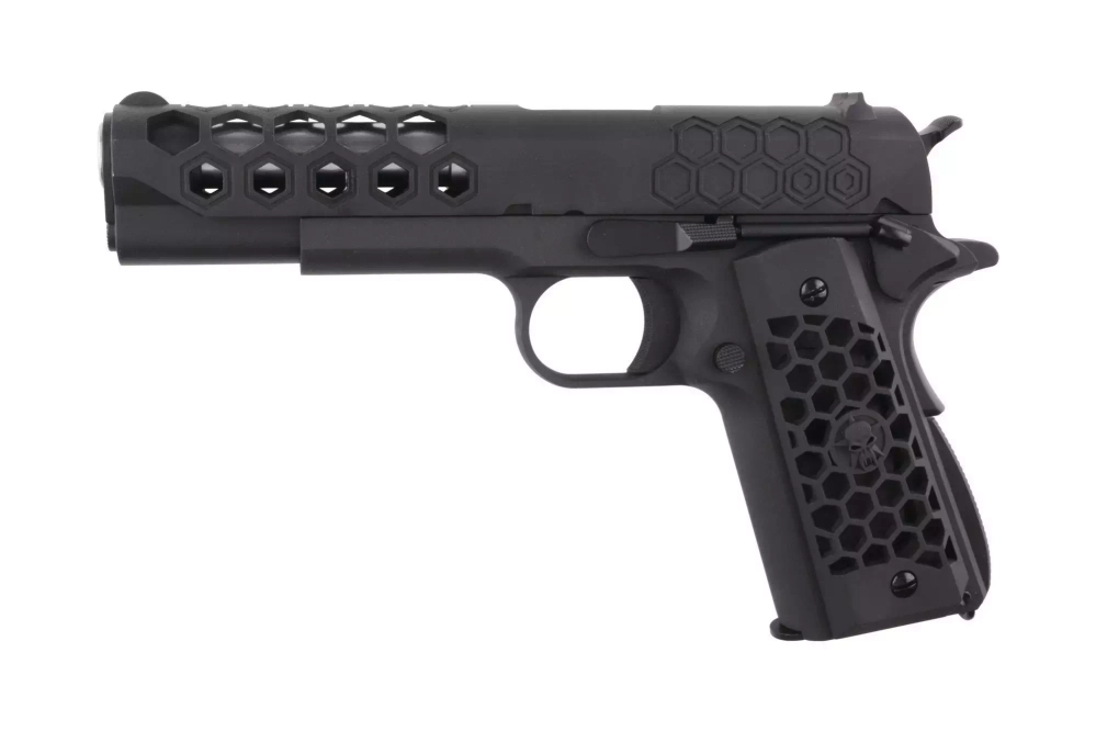 1911 Hex Cut V.3 pistol replica - black
