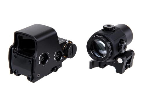 WADSN type XTO collimator set with magnifier type T43 Black