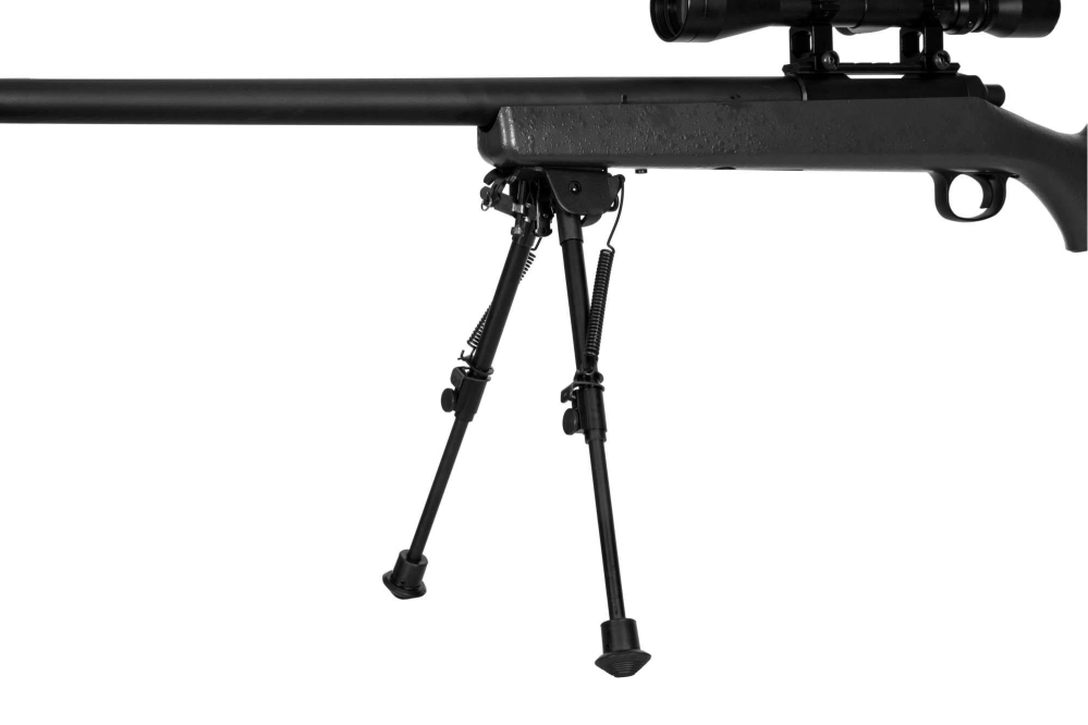 Réplique de fusil de précision SW-10 (avec lunette et bipied) - noir  