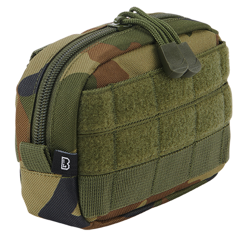 Cargador unired dotsal compacto Brandit con panel de velcro 8048 Woodland