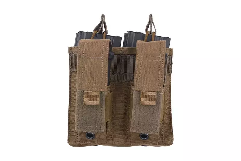 Bolsa doble abierta 2+2 - bronceado