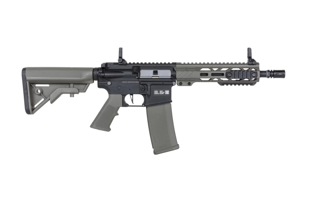 Specna Arms SA-F08 FLEX™ BLDC™ HAL ETU™ Carabina airsoft de oliva Gen. 2