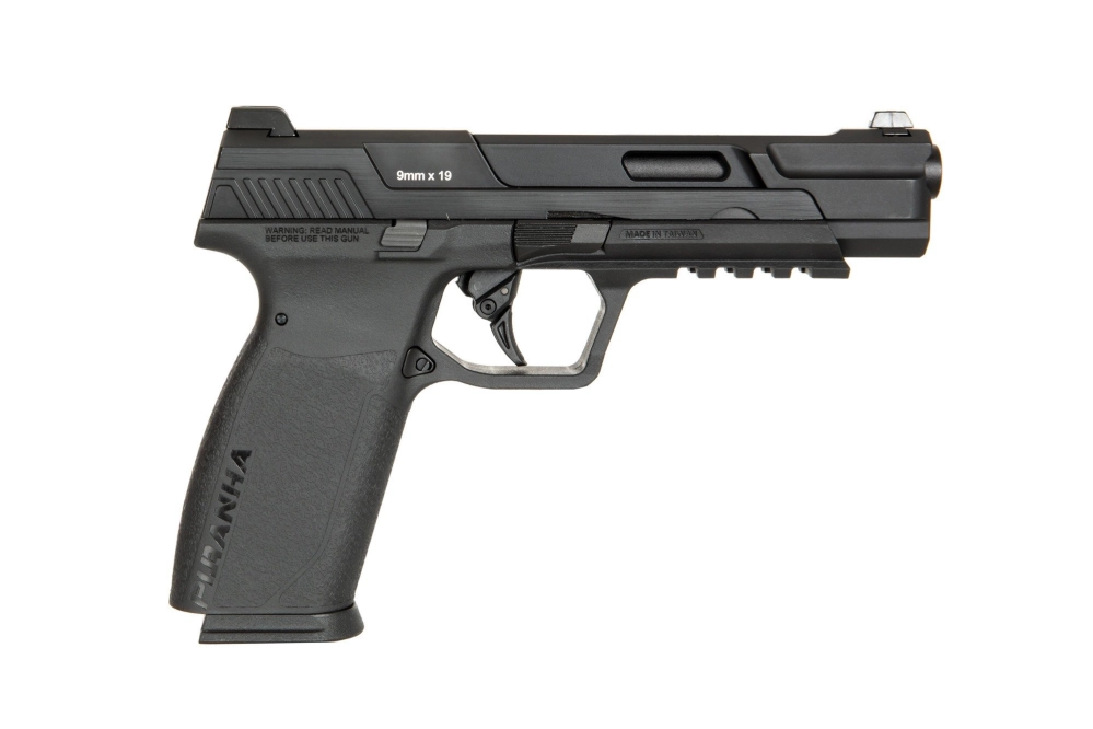 Pistola de airsoft Piranha Mk I - negra