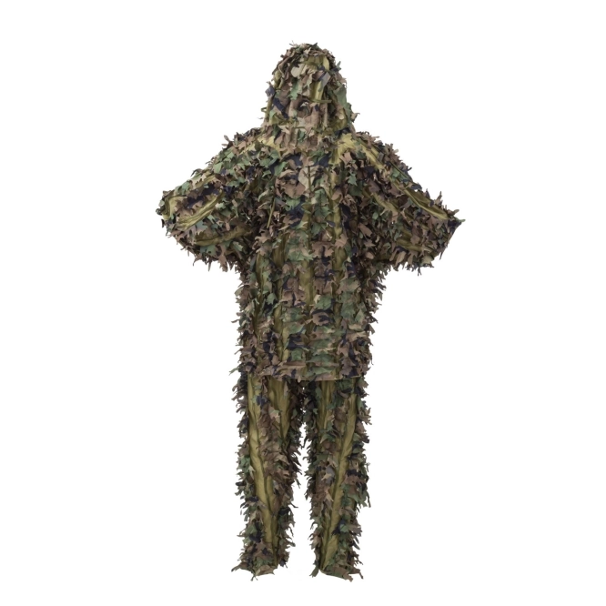 Traje de camuflaje Helikon-Tex LEAF GHILLIE SET® - Woodland