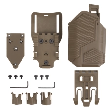 Universele holster Wosport voor pistolen met X300A GB-81 Tan zaklamp