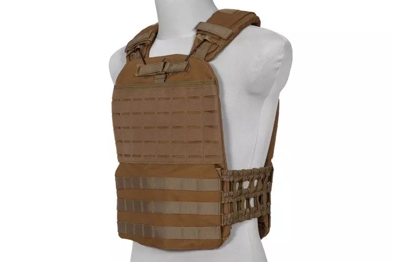 Gilet type plate carrier mOLLE /laser-cut - tan