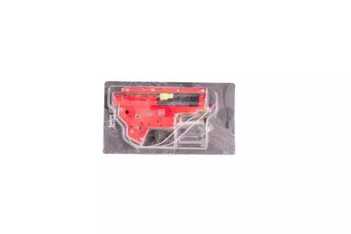 Bastidor de gearbox de aluminanio V2 CNC QD con minacrovarilla (cableado frontal) (SALIDA)