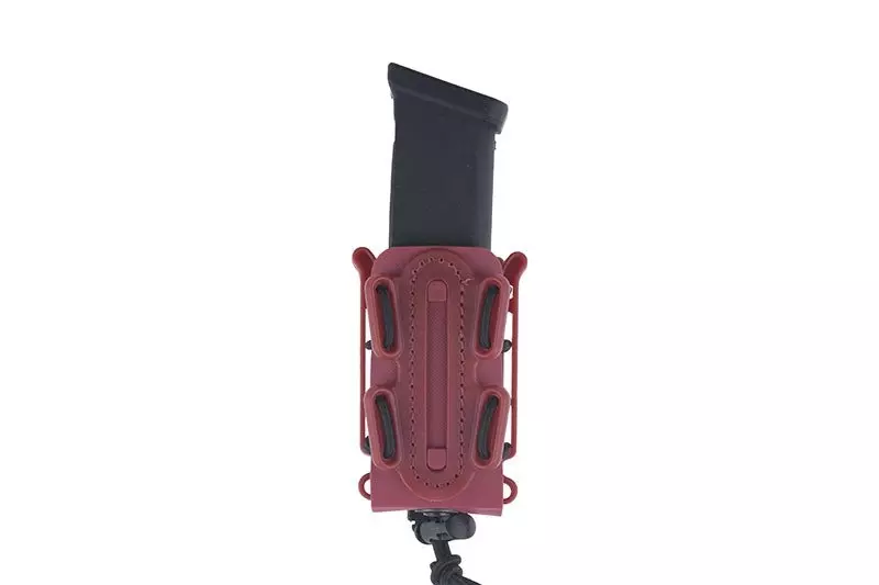 Ładownica softshell na magazynki pistoletowe - czerwona