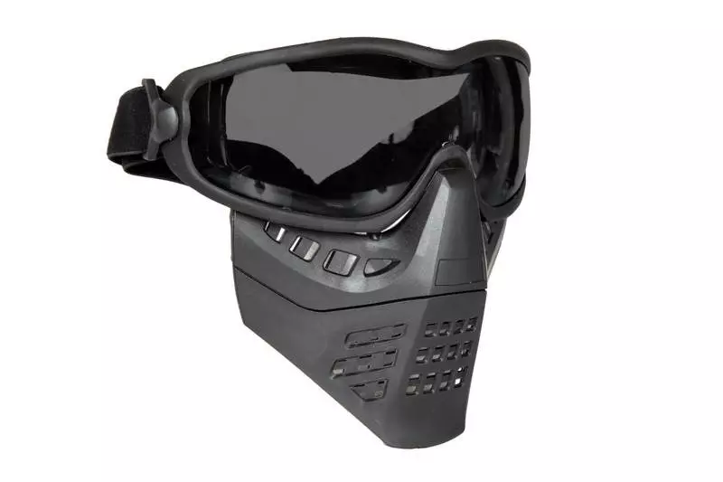 ANT mask with goggles - black