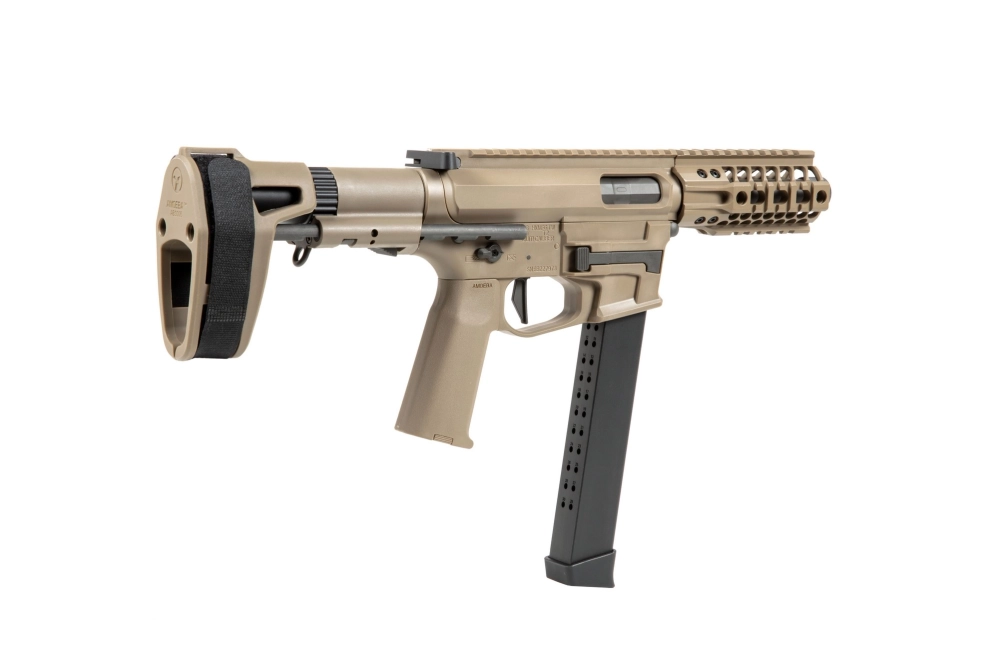 Replika pistoletu maszynowego M45S-S - Dark Earth