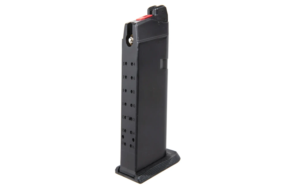Cartucho de gas red dotde 25 perdigones para réplicas SAI BLU y serie G