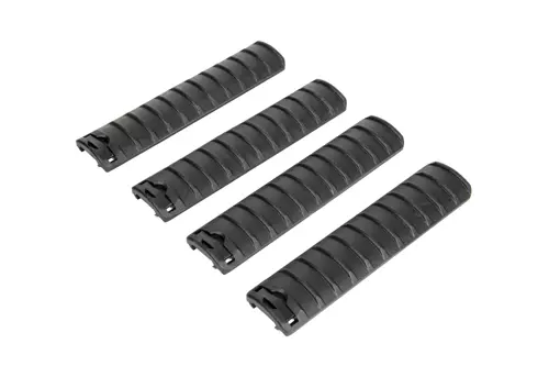 Ensemble de couvertures rails RIS - noir