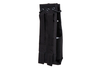 Otwierana kieszeń na radio lub nawigator Czarny