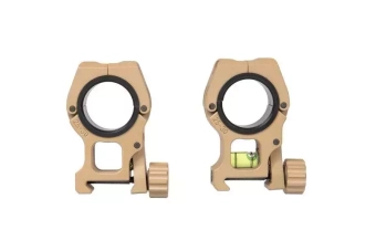 Montaż lunety 25.4-30mm M10 z libellą - Dark Earth
