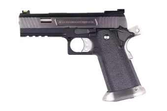 Pistola de airsoft Hi-capun Allosaurus de 4,3 fuerzas - plata