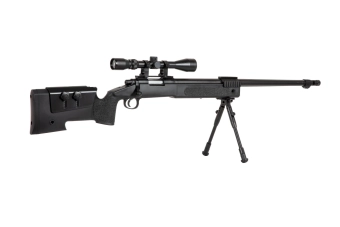 Fusil airsoft fusil de sniper MB16D - avec lunette et bipode