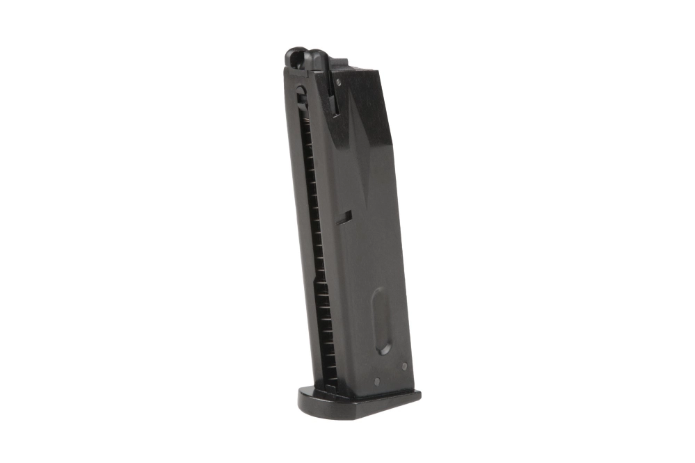 Magazynek gazowy low-cap 25 kulek do replik WE M9/M92F - czarny