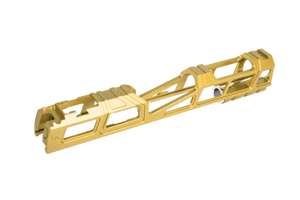 Hliníkový zámek LA Capa Customs HYPER pro airsoftové zbraně TM Hi-Capa 5.1 Gold