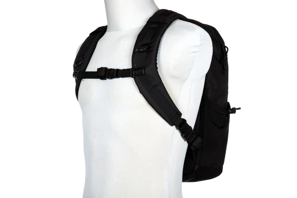 Lightweight Laser-Cut Tactical Backpack - Black