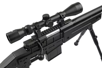 Fusil airsoft fusil de sniper MB4409D - avec lunette et bipode