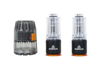 AceTech 2 piece 40mm airsoft AceHive grenade set with Spawner quick-loader