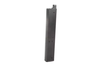Chargeur hi-cap 120 plombs pour répliques IWI SMG SD - noir