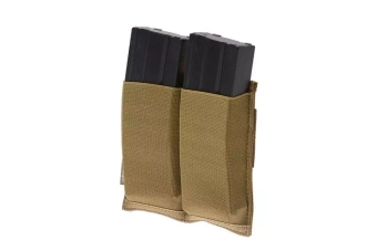 Portavelas doble para cargadores tipo M4/M16 - marrón coyote