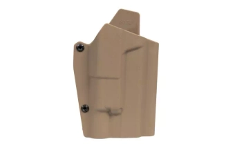 Holster composite pour répliques G17L avec éclairage tactique - Dark Earth