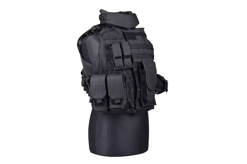 Gilet tactique de type IBA- noir  