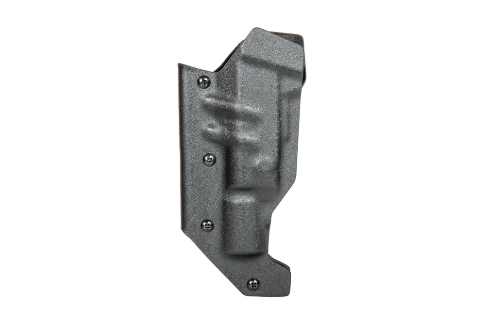 Kydex Holster for GBB Replicas with X300 Flashlight and Silencer (TYPE 2) - Black