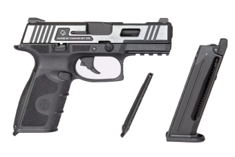 BLE-XFG pistol replica - black / silver