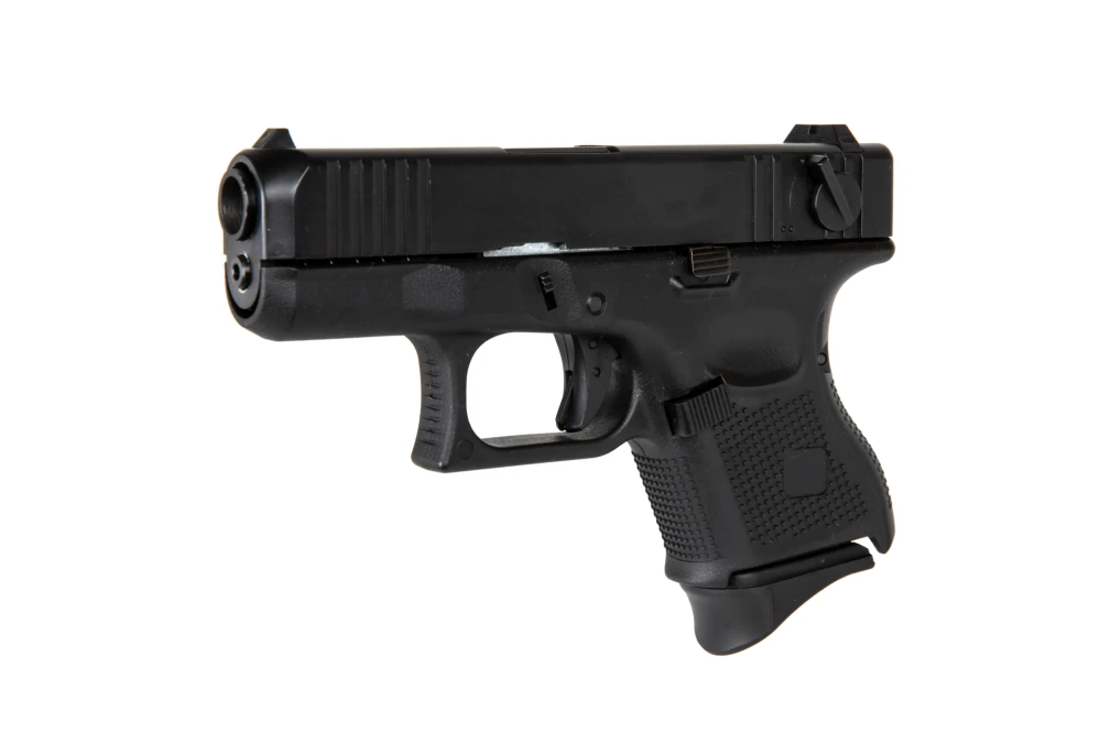 Gun replica 724B Full Auto (groen gas) - Zwart