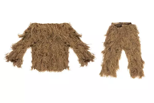 Maskovací oblek Ghillie - tmavě zemitý