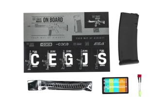 Specna Arms SA-C20 CORE™ HAL ETU™ Carabina airsoft de un solo disparo Negro